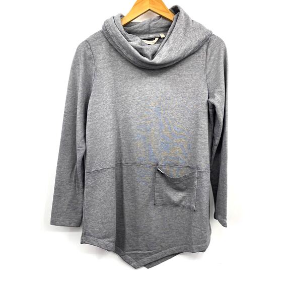 Soft Surroundings Cowl‎ Neck Jersey Tunic Sweater - Picture 1 of 6